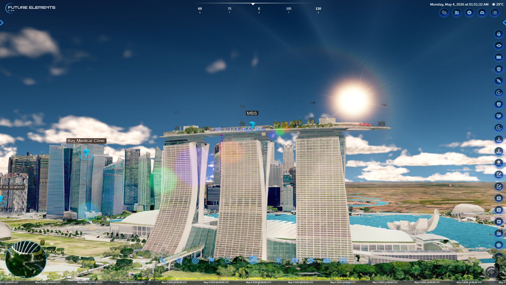 Emergency Situation Mapping and Realistic Rendering Simulation Ai Platform