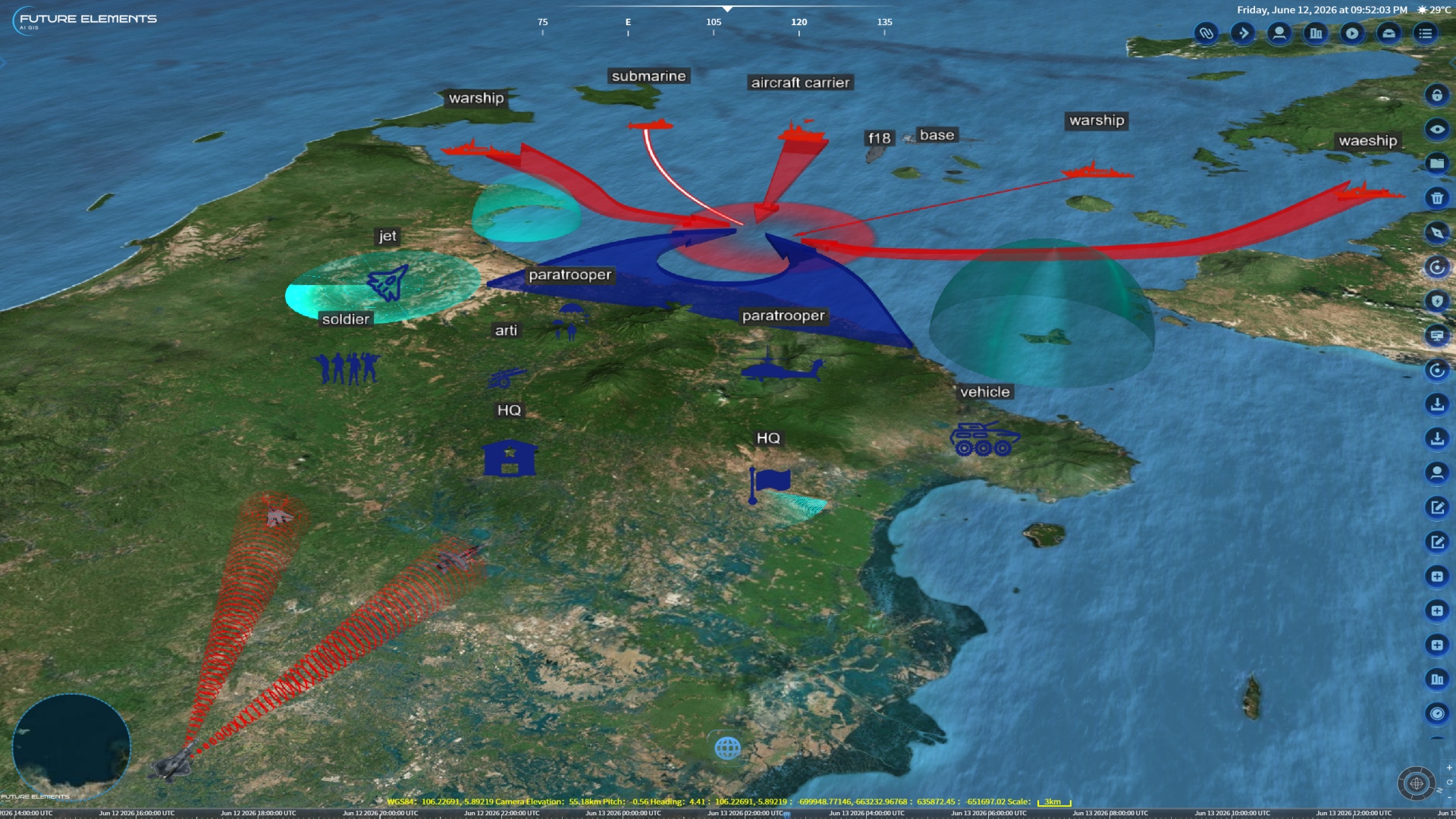 Intelligent Full-Dimensional Battlefield Situation Plotting and Deduction System